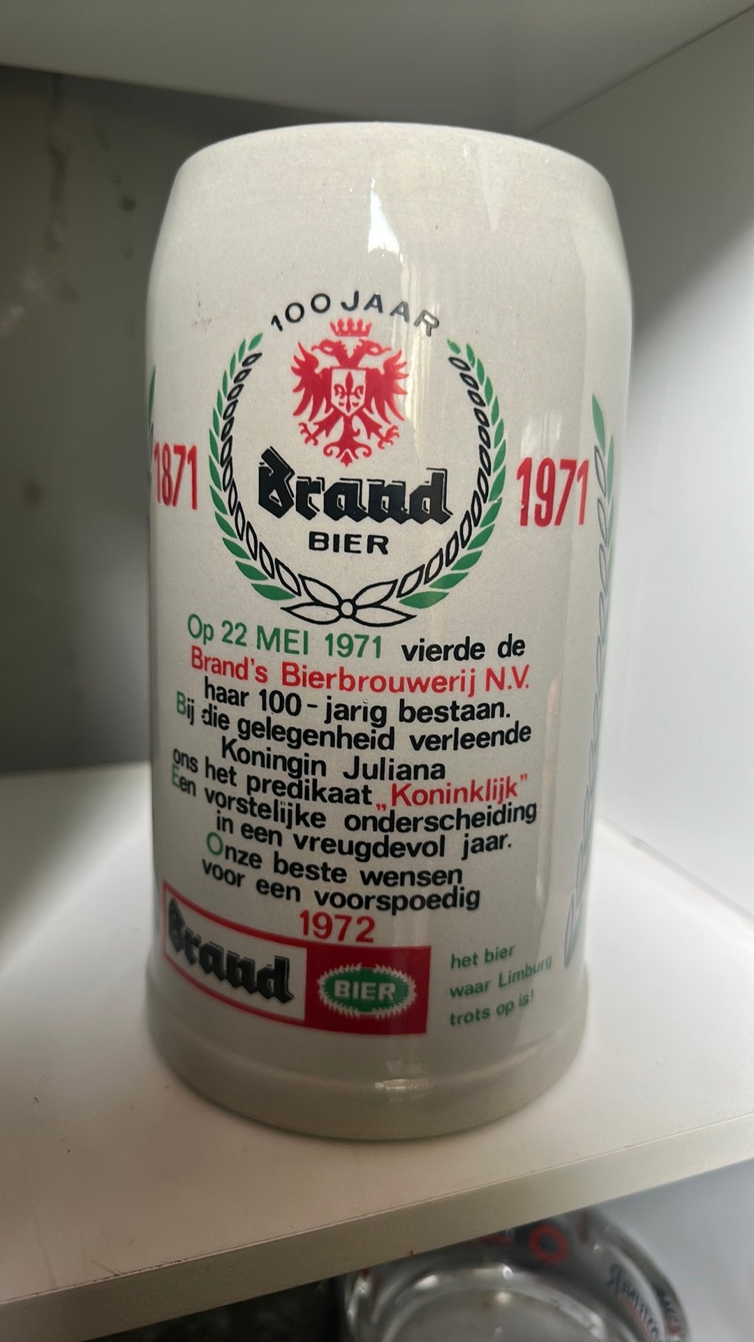Brand Bierpul / pul 1971, Ophalen of Verzenden, Zo goed als nieuw, Pul(len), Brand