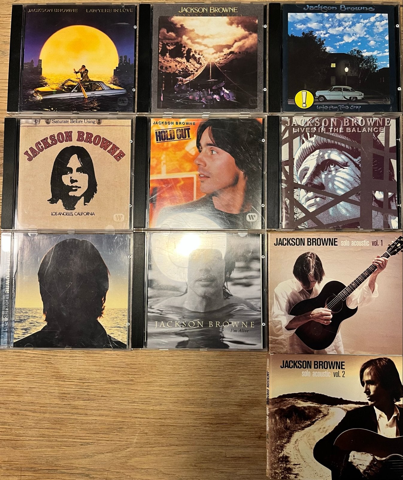 Jackson Browne CD Collectie - 9 Albums, Gebruikt, Ophalen of Verzenden, Singer-songwriter, Inclusief doosje