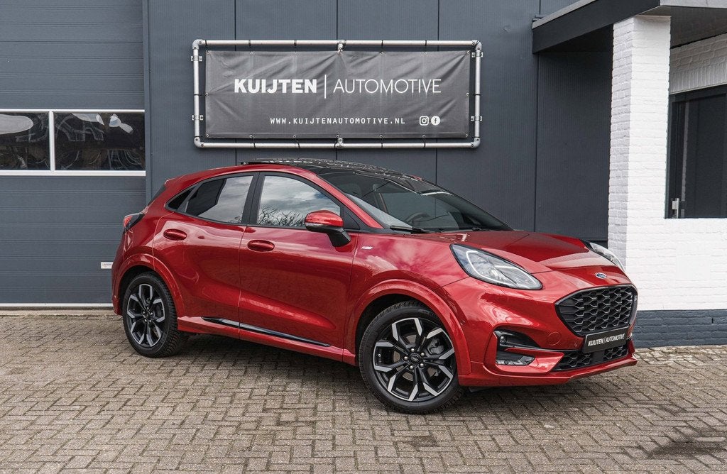 Ford Puma 1.0 EcoBoost Hybrid ST-Line X / Full options!, Voorwielaandrijving, 125 pk, Leder en Stof, Bedrijf