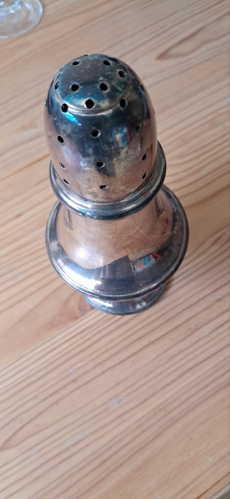 Vintage Zilverkleurige Suikerstrooier, Ophalen of Verzenden
