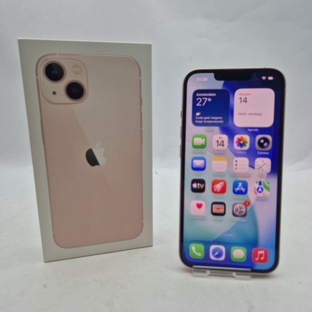 Apple iPhone 13 128GB Pink | Nu voor maar € 299,99, Ophalen of Verzenden, Zo goed als nieuw