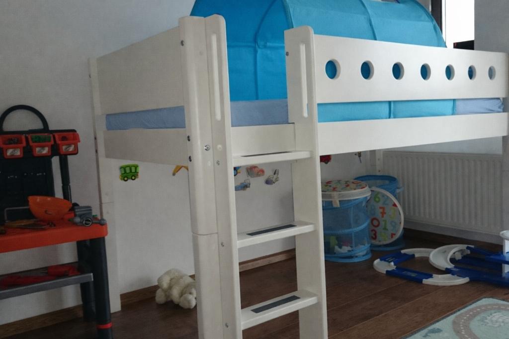 bed, Ophalen, 85 tot 100 cm, Lattenbodem, Zo goed als nieuw