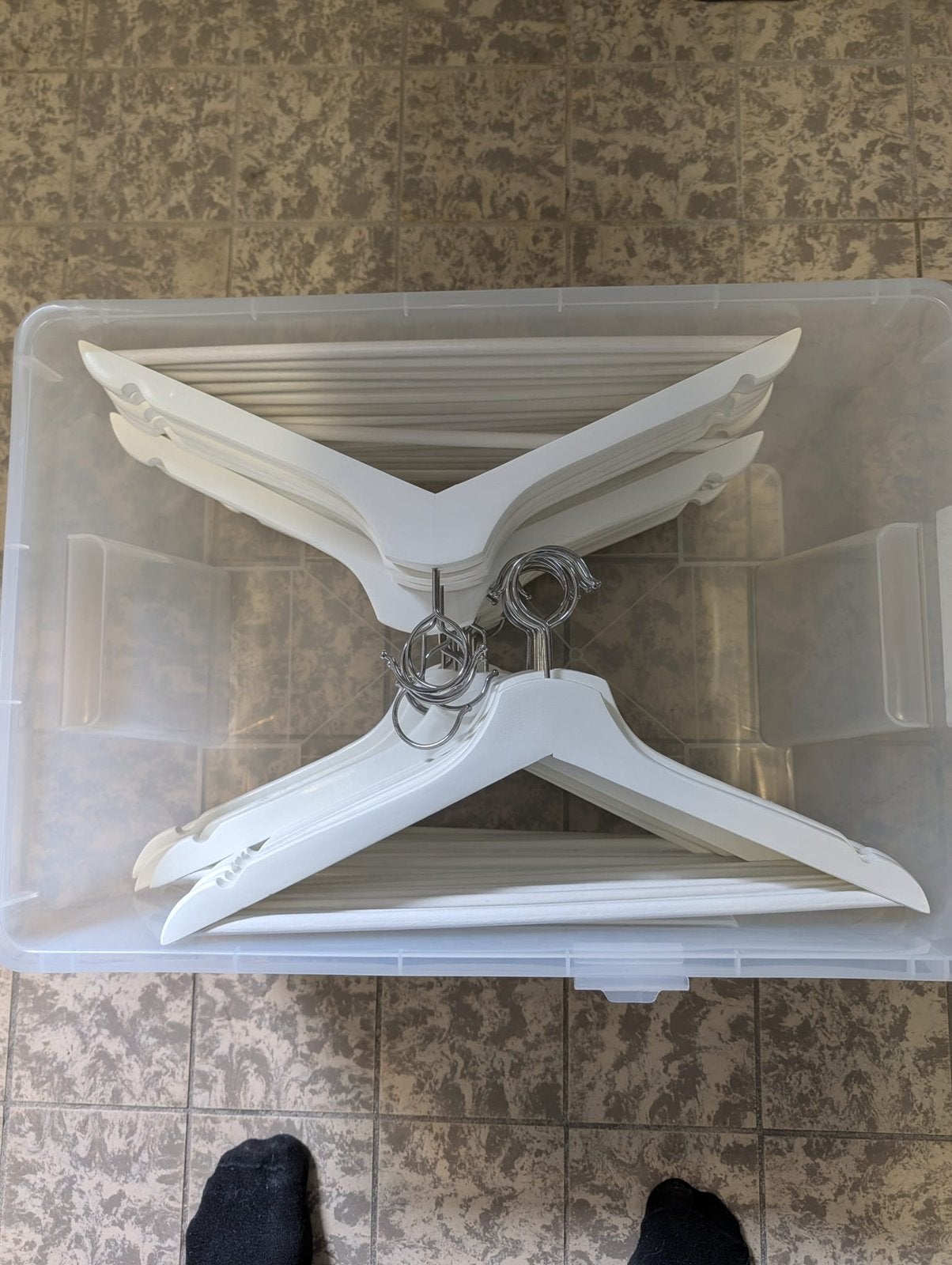 Hoiten hangers, Ophalen, Zo goed als nieuw, Hout, Kinderen