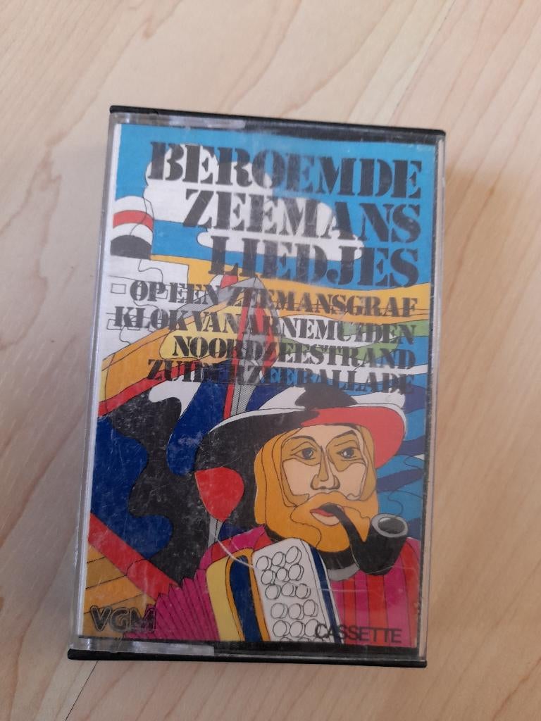 CASSETTEBANDJE BEROEMDE ZEEMANS LIEDJES, Ophalen of Verzenden, Zo goed als nieuw, Nederlandstalig, 1 bandje