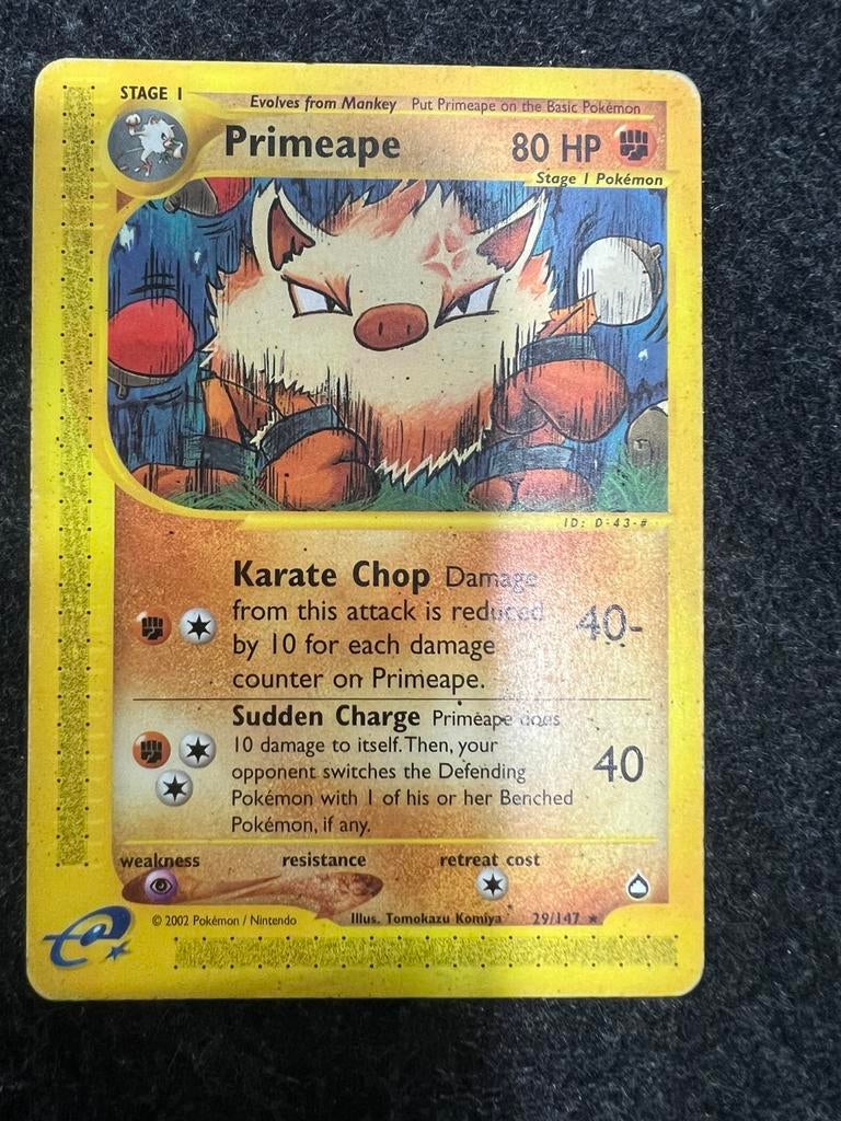 Primeape Aquapolis #29/147, Ophalen, Zo goed als nieuw