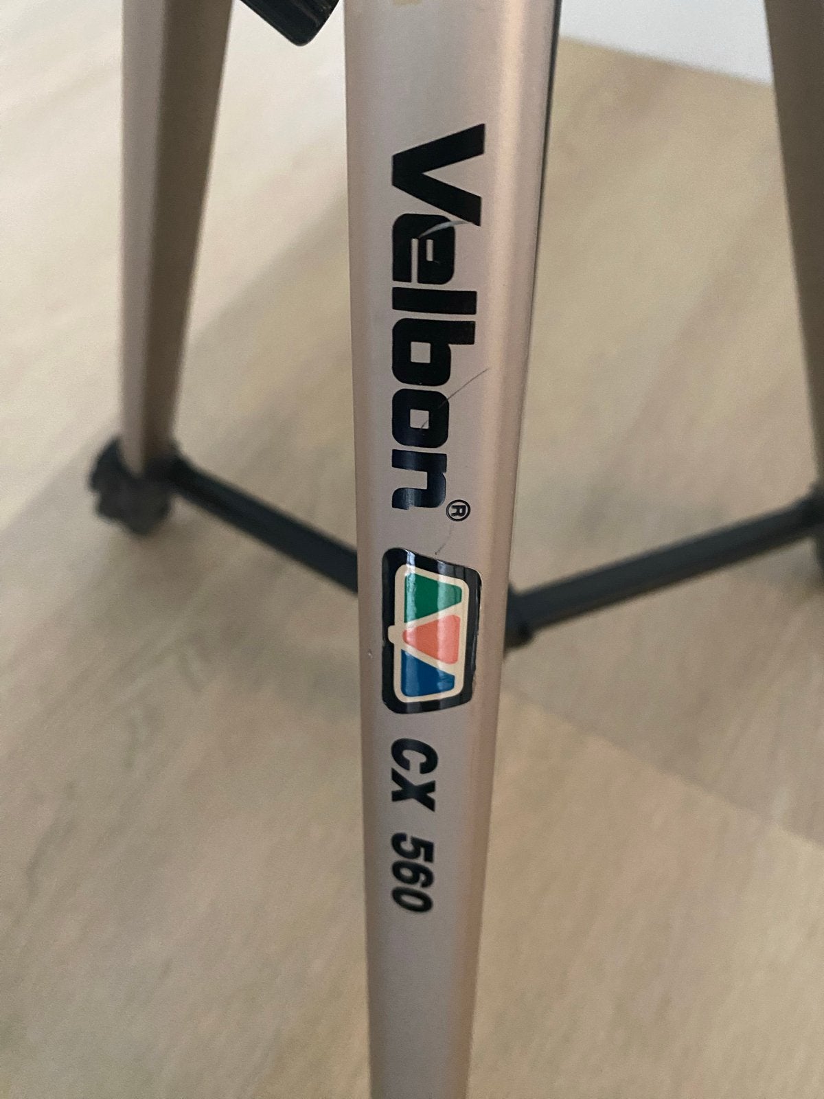 Velbon CX 560 Aluminium Statief, Ophalen, Gebruikt, Met waterpas, Velbon
