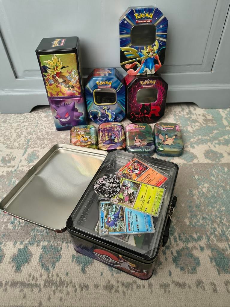 Pokémon blikken, tins en chest, Ophalen of Verzenden, Overige typen