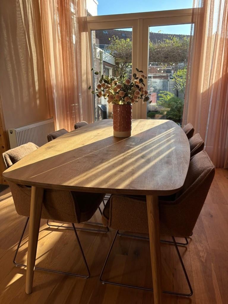 Foto 8 van Eiken eettafel op maat | Zelf samenstellen