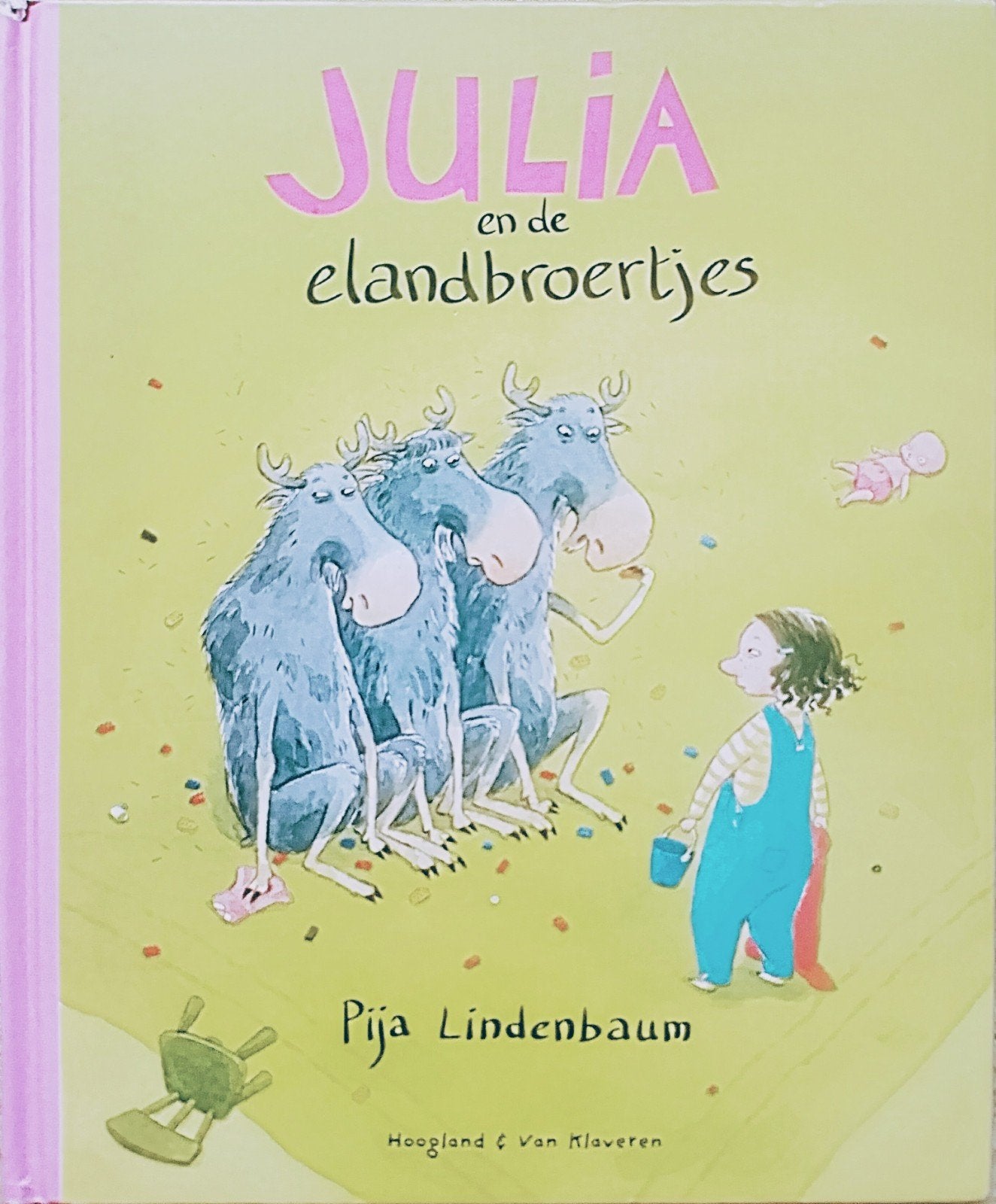 Julia En De Elandbroertjes, Boeken, Gelezen, Pija Lindenbaum., Fictie algemeen, Jongen of Meisje