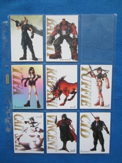 Collector Cards Final Fantasy VII 7 of VIII 8 of IX 9, Ophalen of Verzenden, Nieuw