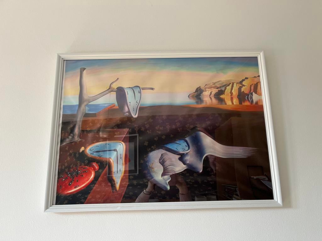 Print Salvador Dali in lijst, Ophalen, Gebruikt, Overige onderwerpen, Prent