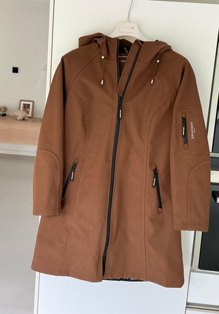 Nieuw ILSE JACOBSEN Softshell regenjas Rain37 maat 38/40, Ophalen of Verzenden, Nieuw, Maat 38/40 (M), Bruin