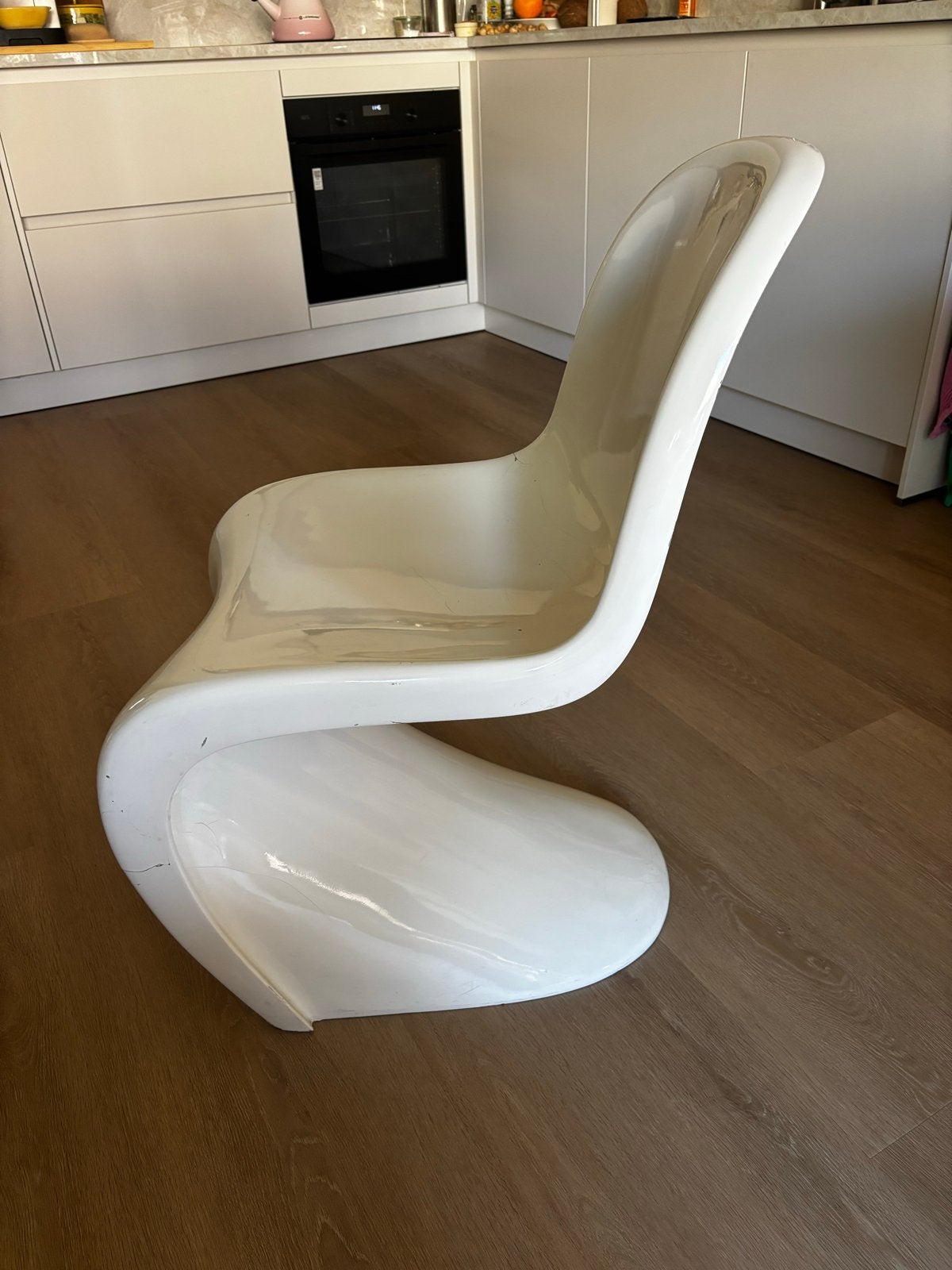 Eerste editie “S” stoel Verner Panton Herman Miller, Ophalen