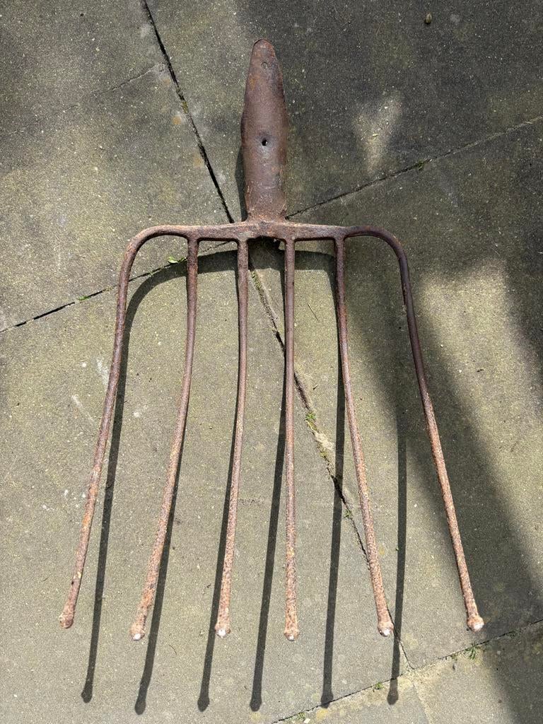Vintage hooivork, Antiek en Kunst, Ophalen of Verzenden