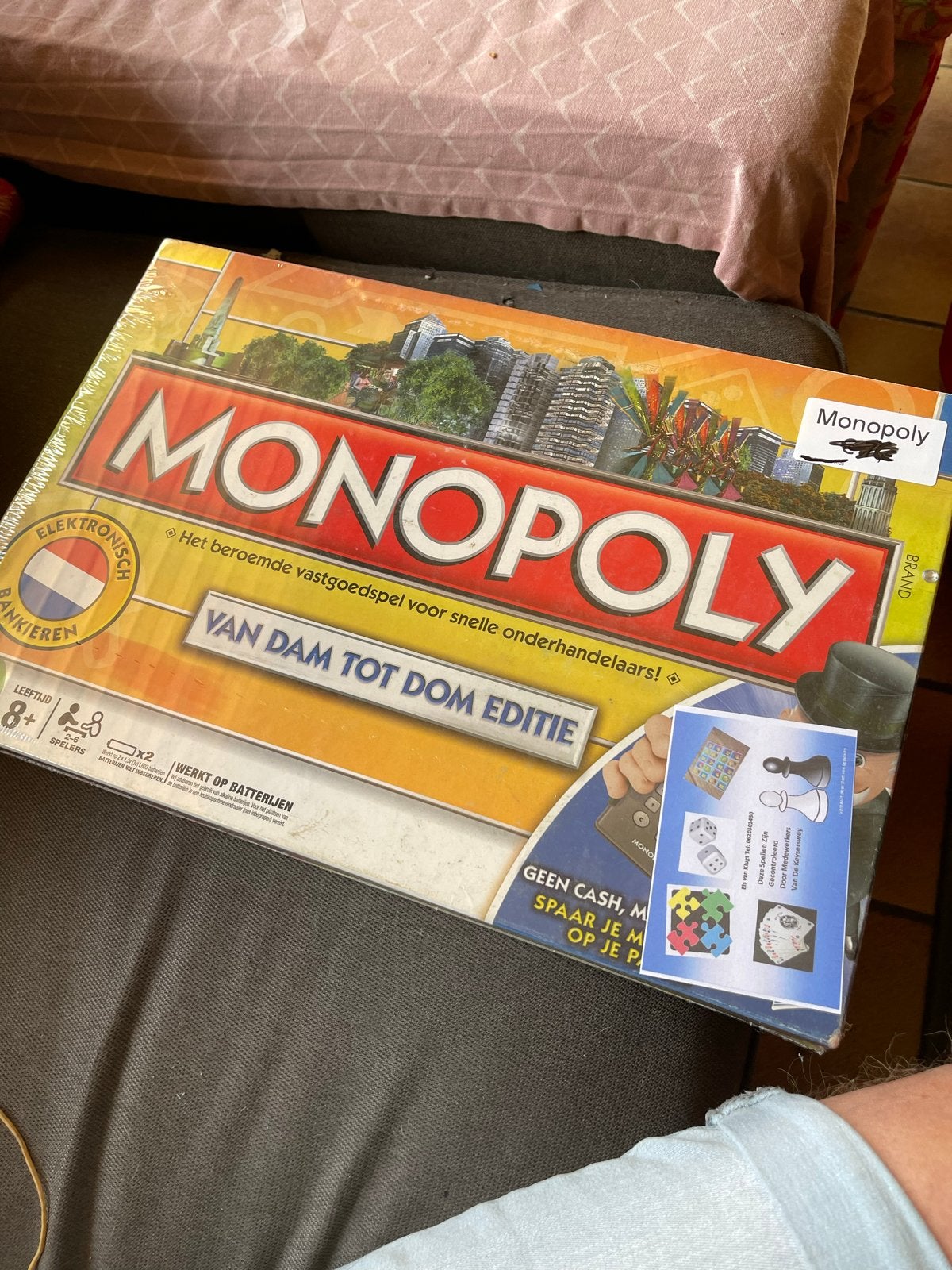Monopoly Van Dam tot Dom Editie - Elektronisch Bankieren, Hobby en Vrije tijd, Gezelschapsspellen | Bordspellen, Drie of vier spelers