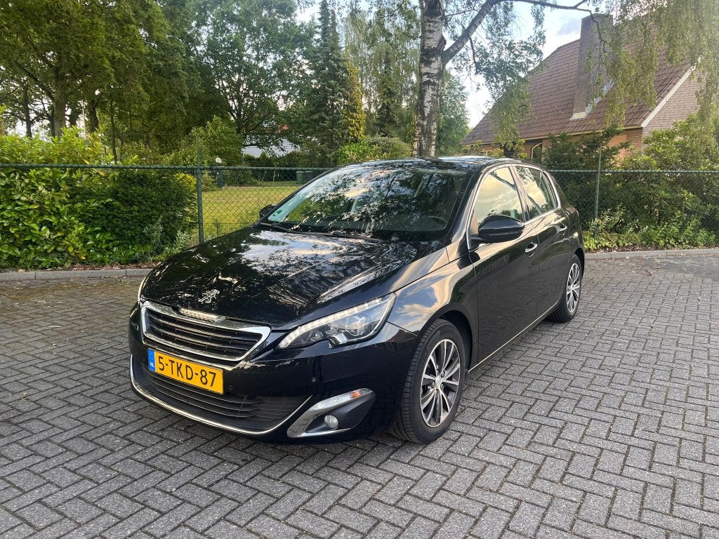 Dealer onderhouden - Peugeot 308 1.6THP (km-stand: 87.000), Auto's, Euro 5, Zwart, 4 cilinders, Handgeschakeld