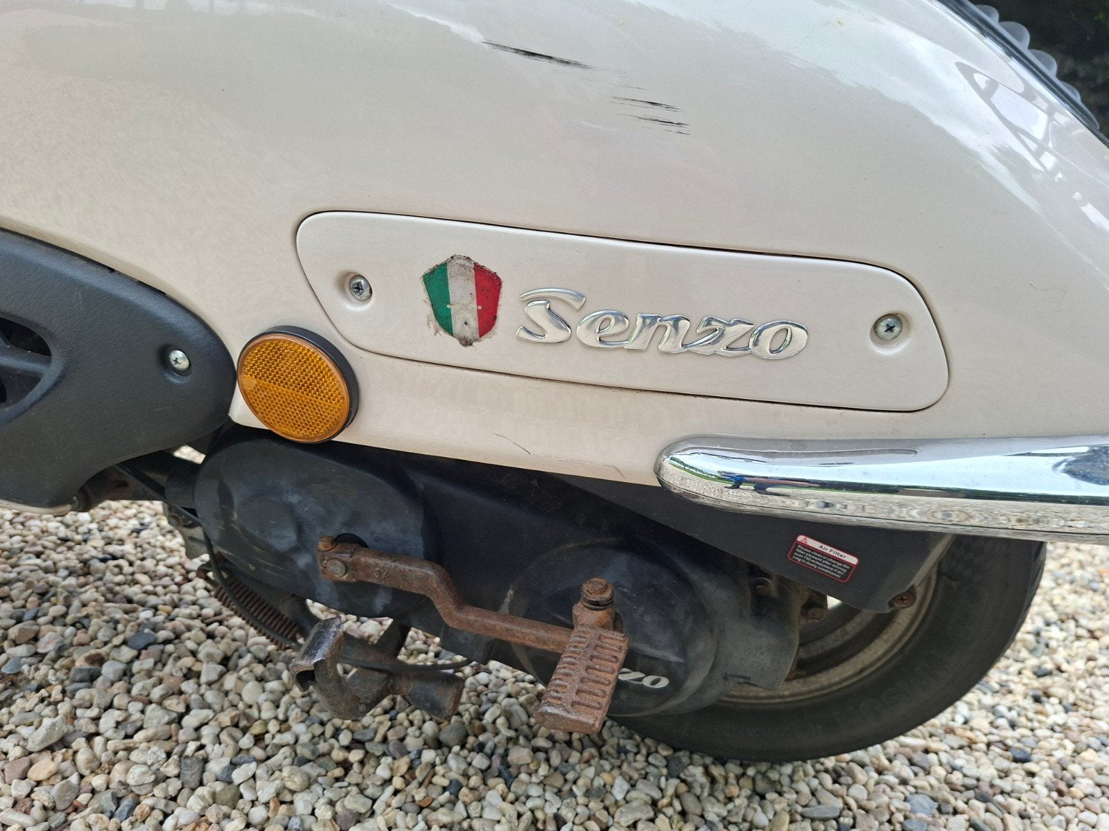 Senzo retro gt 2 scooter, Ophalen, Gebruikt, Maximaal 45 km/u, Benzine