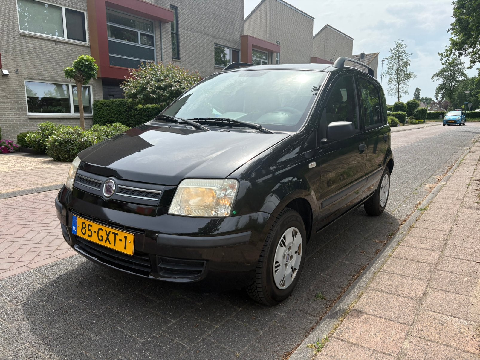 Fiat Panda 1.2 44KW 60PK 2008 Zwart, Voorwielaandrijving, 1242 cc, Zwart, Origineel Nederlands
