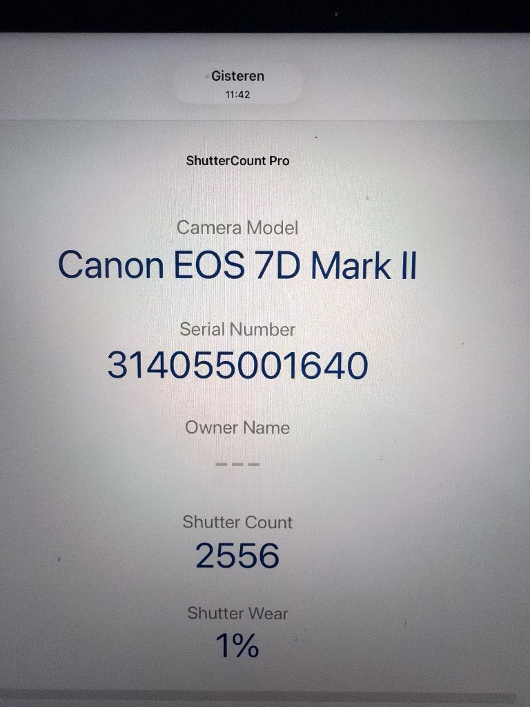 Canon Eos 7D Mark ii plus originele canon BG-E16 grip, Ophalen, Spiegelreflex, Canon, 18 megapixels