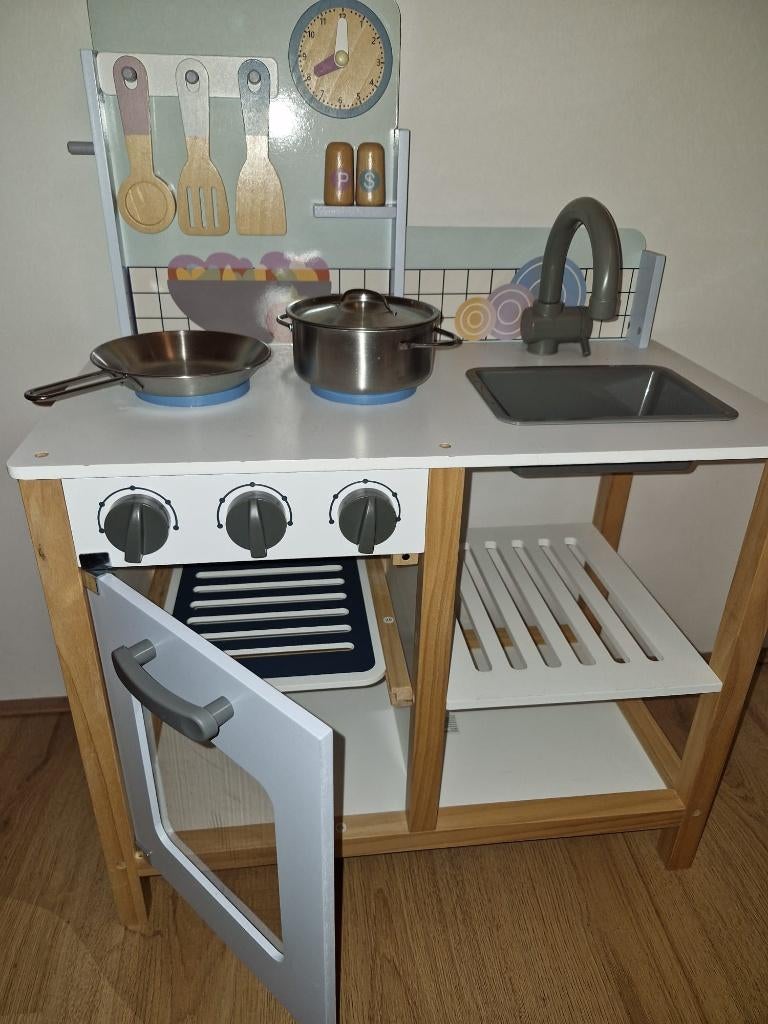 Houten keukentje, Ophalen, Zo goed als nieuw, Hout, Speelkeuken