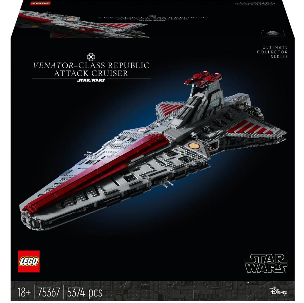 LEGO Star Wars 75367 Venator-Class Republic Attack, Star Wars, Lego, Nieuw, Ophalen of Verzenden
