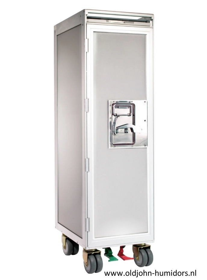 ADORINI TROLLEY KABINET HUMIDOR  ALUMINIUM HIGH END     h208, Ophalen of Verzenden, Nieuw, Tabaksdoos of Verpakking