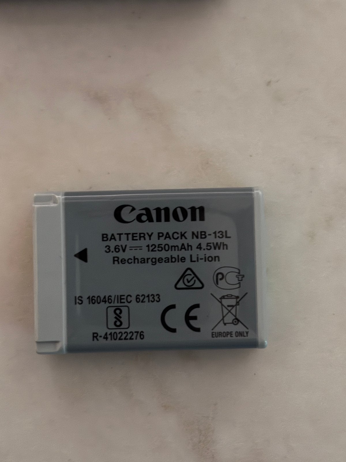 Canon batterij + oplader, Ophalen, Nieuw