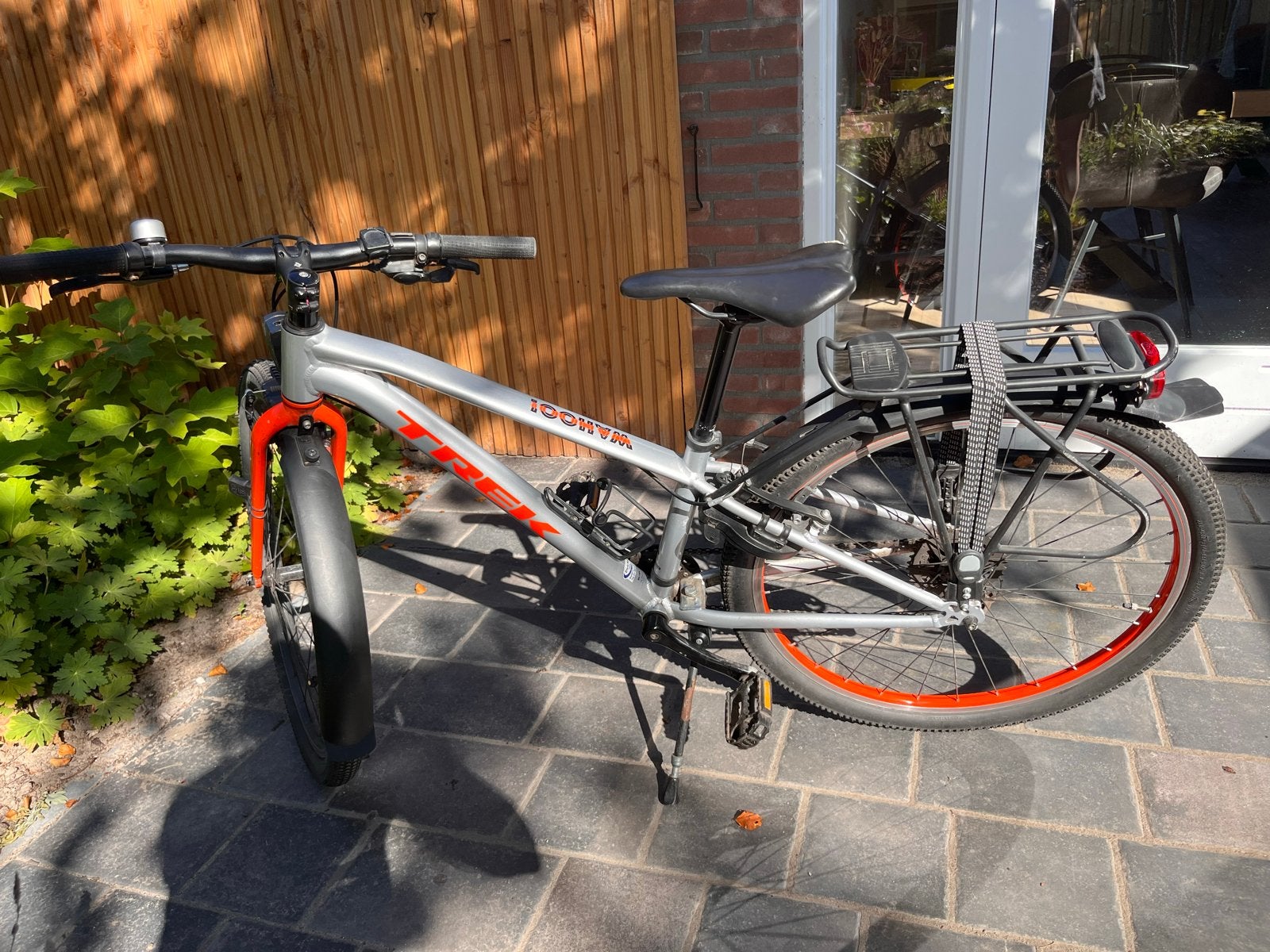 Trek Wahoo! kinderfiets 26 inch, met bagagedrager en Axaslot, Gebruikt, Versnellingen, Minder dan 49 cm, Ophalen