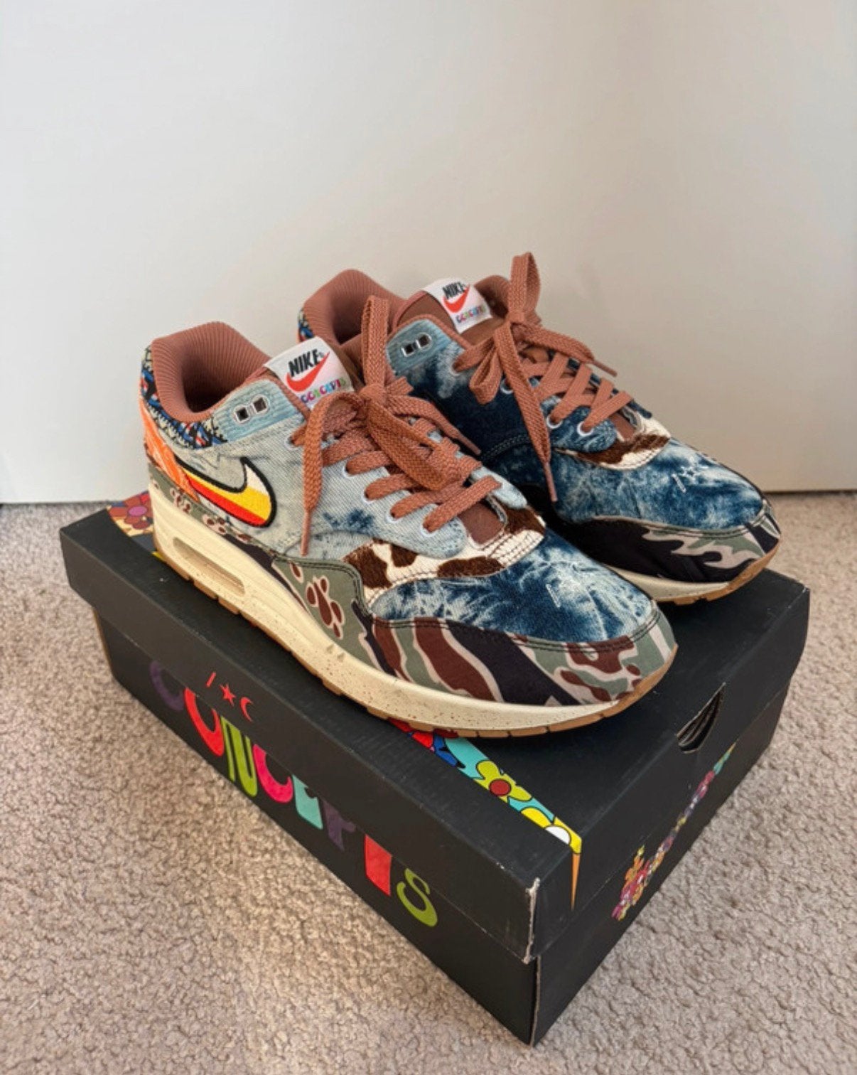 Nike Air Max 1 Concepts Heavy 44.5, Kleding | Heren, Schoenen, Overige kleuren, Verzenden, Sneakers of Gympen, Zo goed als nieuw