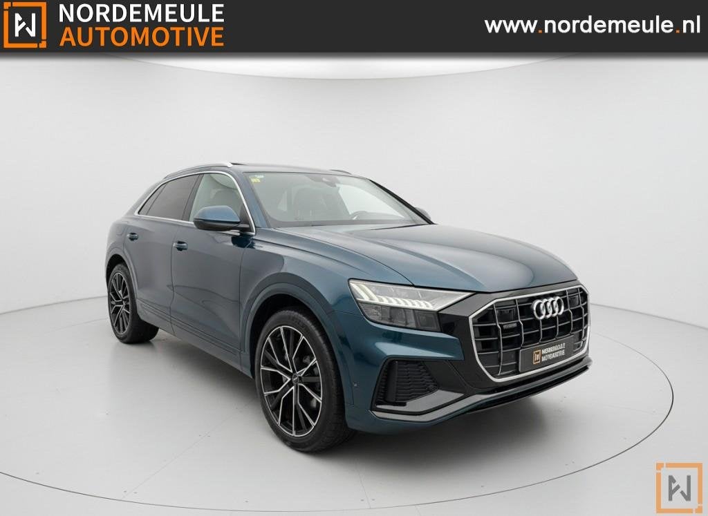 Audi Q8 50 TDI Quattro S-Line, Matrix, Pano, Leder, Automaat, 15 km/l, Gebruikt, Euro 6