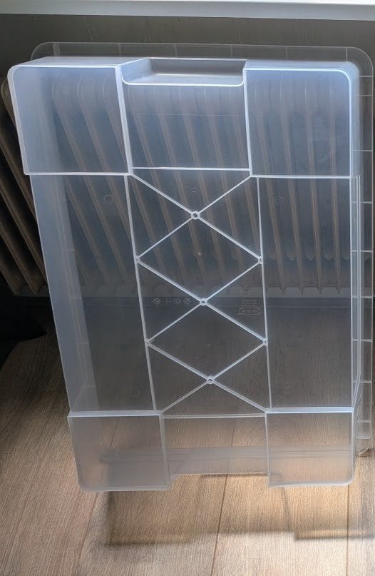 IKEA Samla opbergbox 75x58cm (zonder deksel), Ophalen, Kunststof, Gebruikt, 50 tot 100 cm