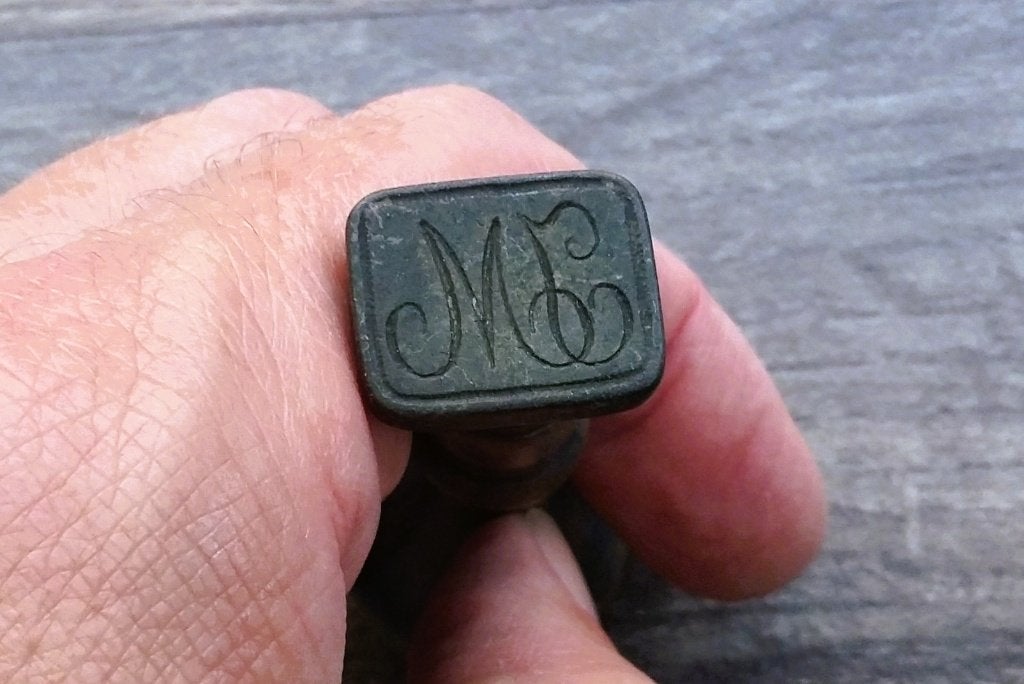 Om 1800 -1850 Zegelstempel Lakzegel Stempel Cachet Zegellak, Antiek en Kunst, Ophalen of Verzenden