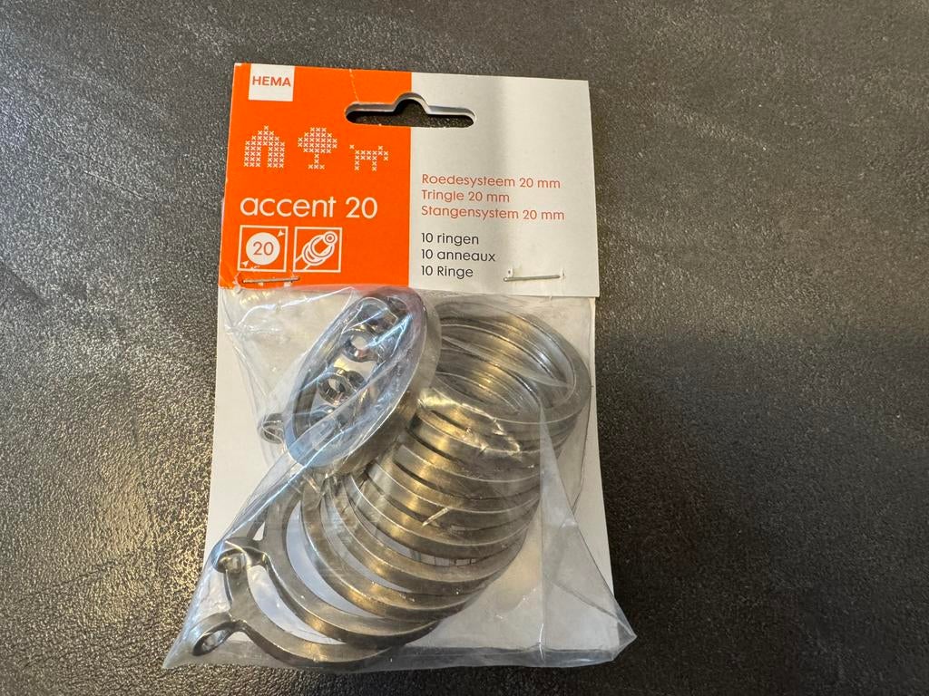 Roede ringen 20 mm, Ophalen of Verzenden, Nieuw, Minder dan 100 cm