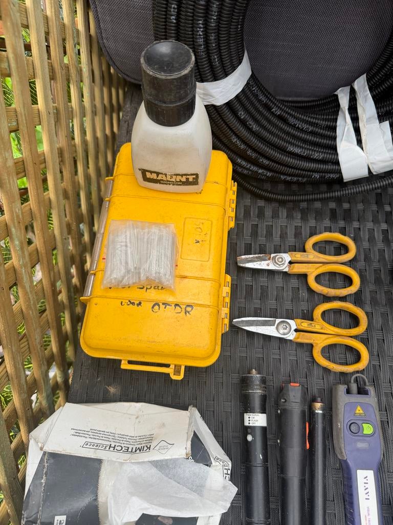 Glasvezel Gereedschap Set FTTH, Ophalen, Gebruikt