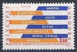 Andorra Frans 354 1984 postfris, Ophalen of Verzenden, Overige landen, Postfris