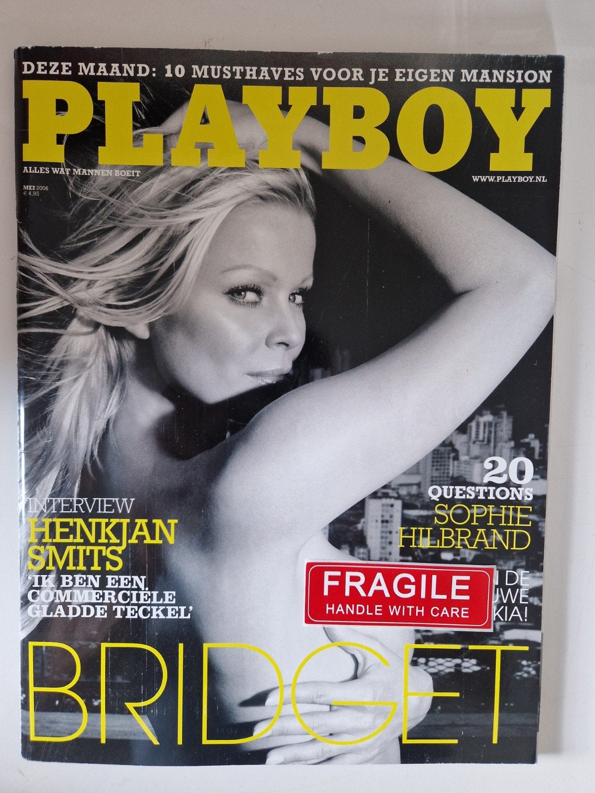 Playboy Magazine Mei 2006 - Bridget Maasland Cover, Ophalen of Verzenden, Gelezen, Damesbladen