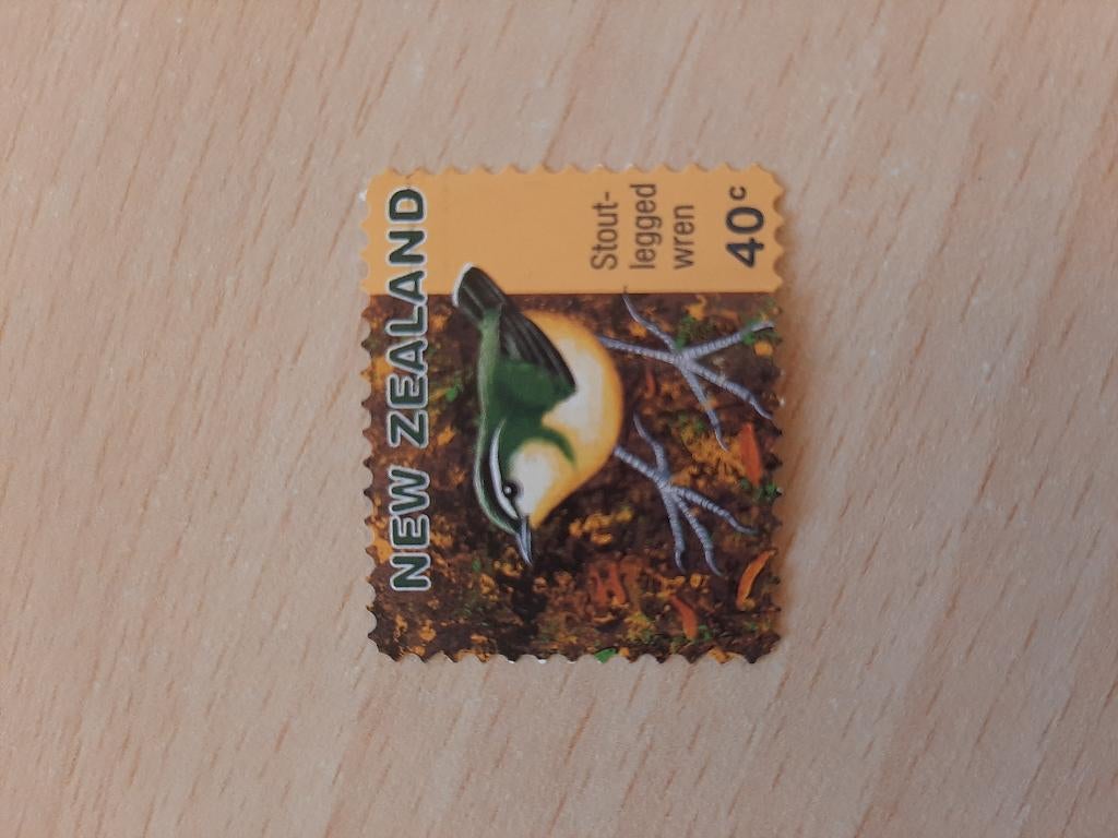 1996 Nieuw Zeeland vogel winterkoning, Verzenden, Gestempeld