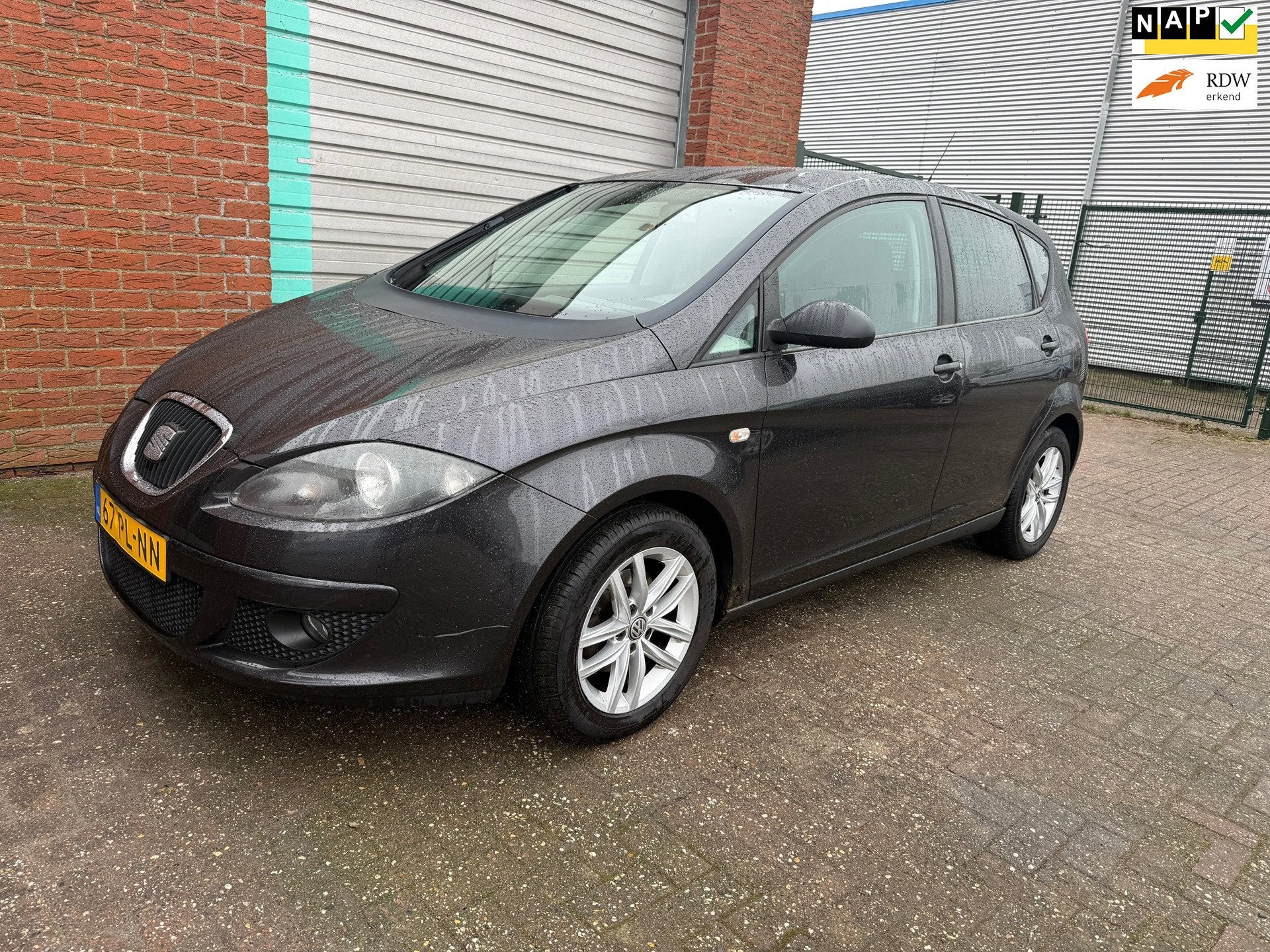 Seat Altea 1.6 Stylance Clima Bj:2004 NAP!, Auto's, Seat, Gebruikt, 1295 kg, Zwart, Euro 4