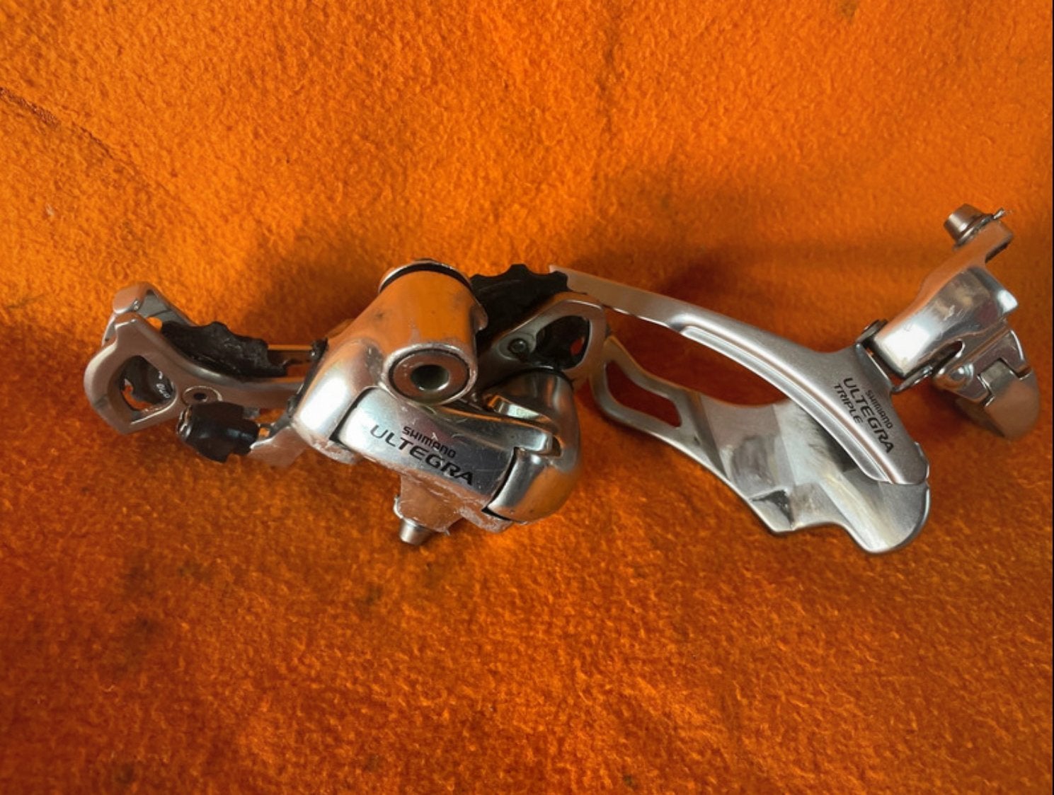 Shimano Ultegra Triple Derailleur Set racefiets, Verzenden, Gebruikt