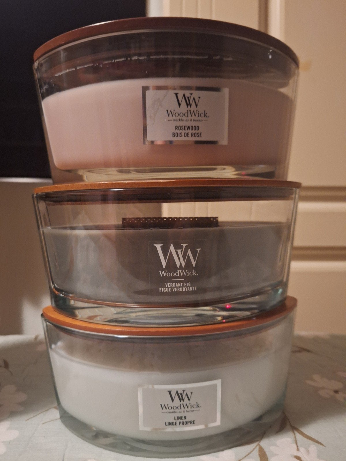 Woodwick kaarsen, Ophalen, Woodwick