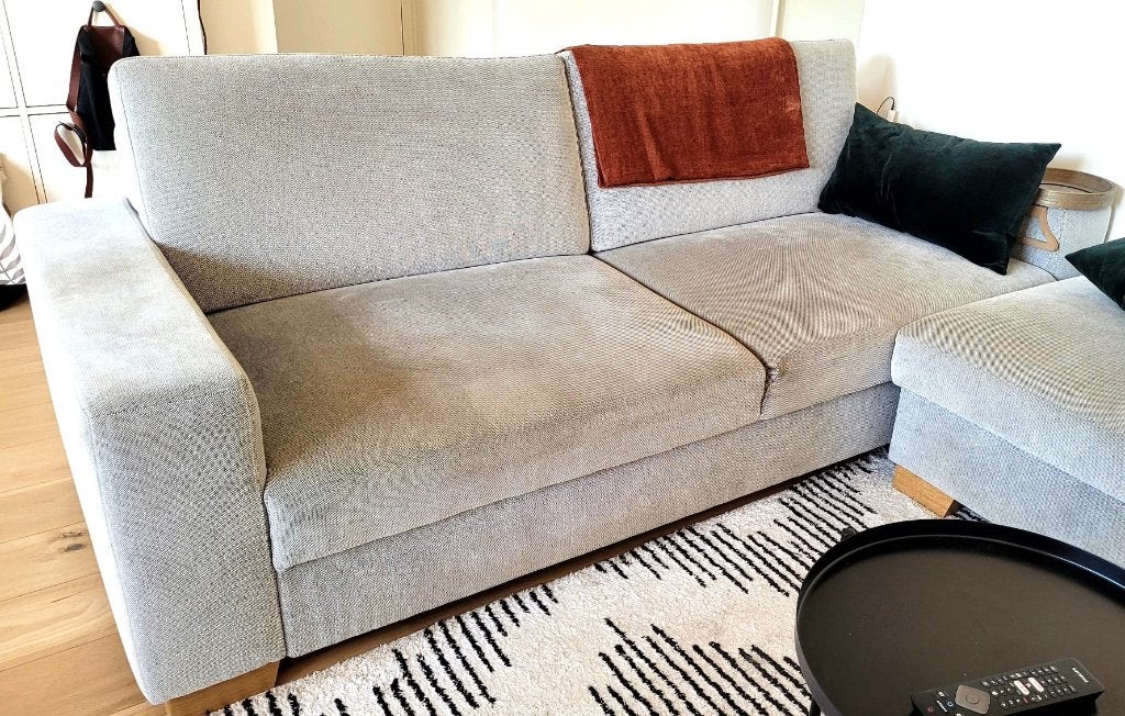 IKEA SÖRVALLEN:  3-seat sofa, Viarp beige/brown, Huis en Inrichting, Ophalen, Gebruikt, 100 tot 125 cm, Driepersoons