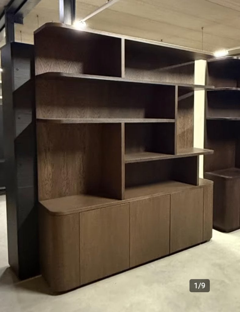 vakkenkast japandi bruin 180x220cm Showroom model !
