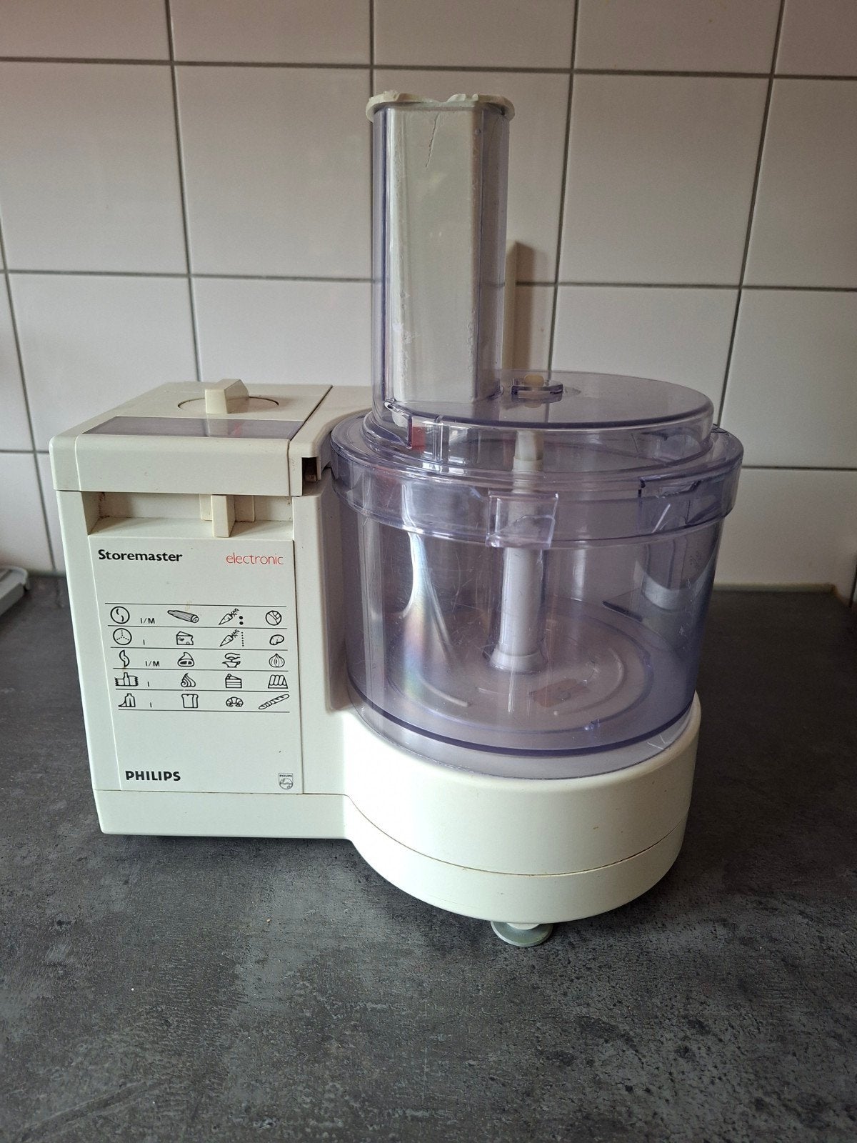 Philips Keukenmachine., 2 tot 3 liter, Ophalen, Gebruikt, 3 snelheden of meer