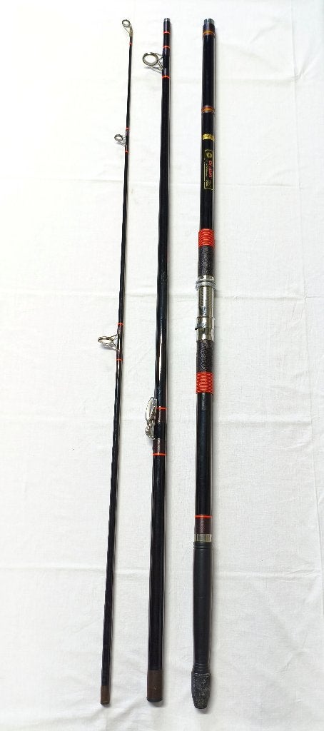 Vintage strandhengel daiwa 5200-14 * 4,20 meter 100-150 gram, Ophalen, Gebruikt, Werphengel