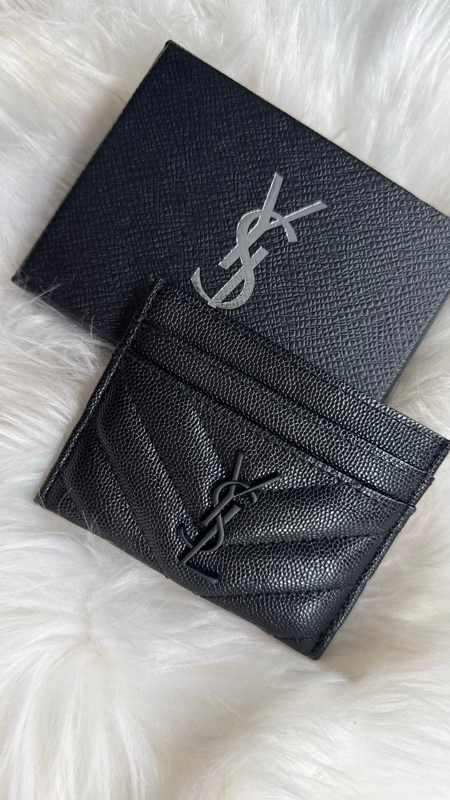 Saint Laurent YSL kaarthouder, Sieraden, Tassen en Uiterlijk, Overige merken, Zwart, Nieuw, Ophalen of Verzenden