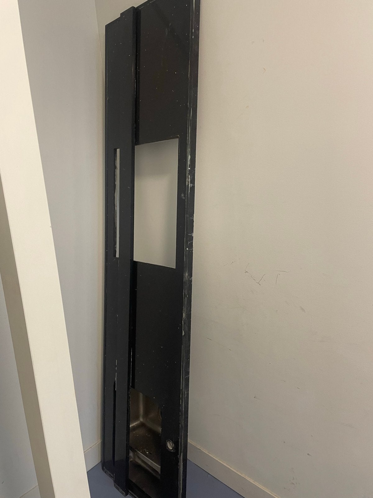 Stenen keukenblad 240x63 met spoelbak en kookplaatuitsparing, Ophalen, Zwart, Steen/keramiek, Overige typen
