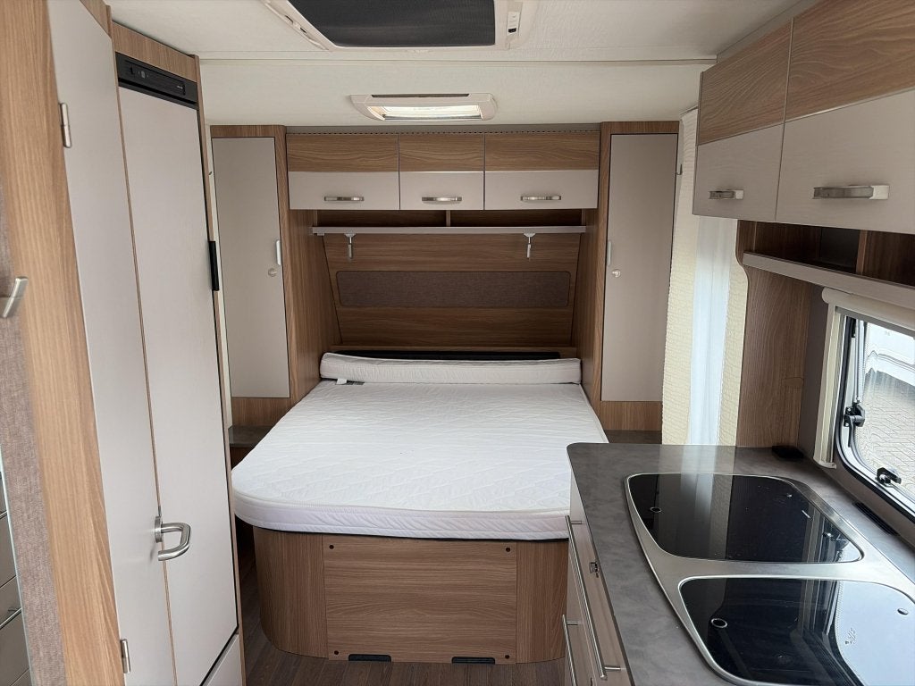 Bürstner Premio 490 TS Mover/Luifel/Airco, Caravans en Kamperen, Standaardzit, Schokbreker, Bedrijf, Bürstner