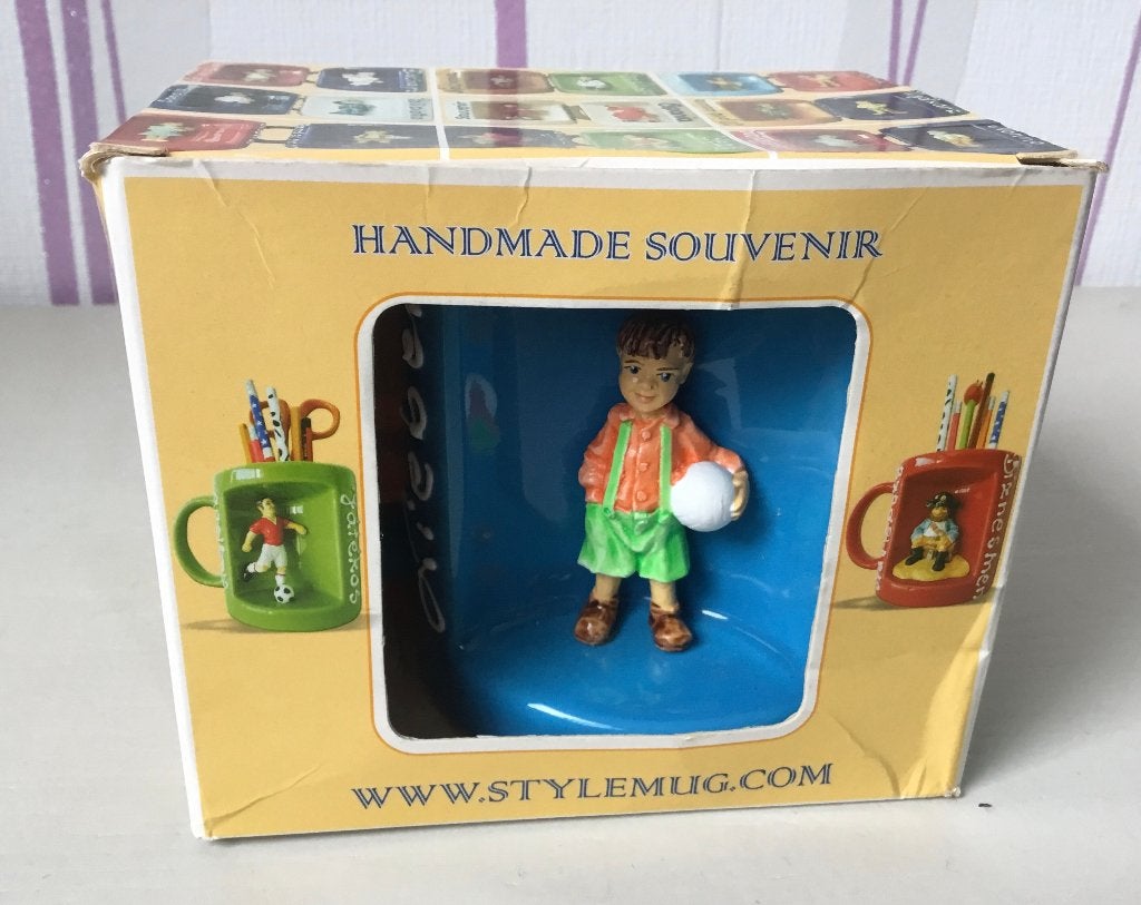 Handmade Style Mug Lieber Bruder, Zo goed als nieuw, Overige stijlen, Aardewerk, Mok