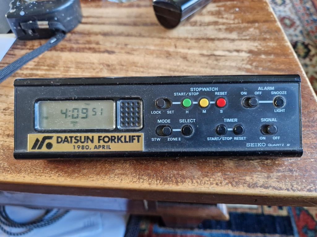 Uniek Datsun Forklift Seiko Klokje - Goede Staat, Ophalen of Verzenden