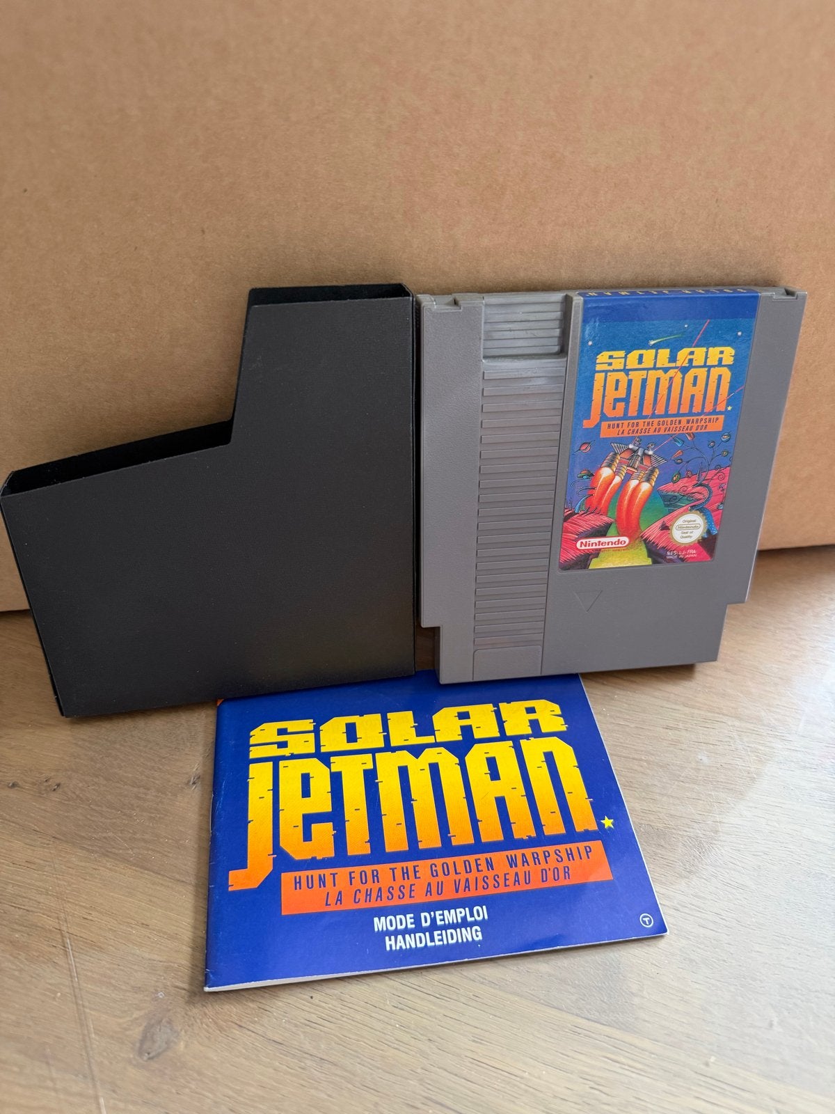 Solar Jetman NES met handleiding en hoes, Spelcomputers en Games, Avontuur en Actie, Gebruikt, 1 speler, Ophalen of Verzenden